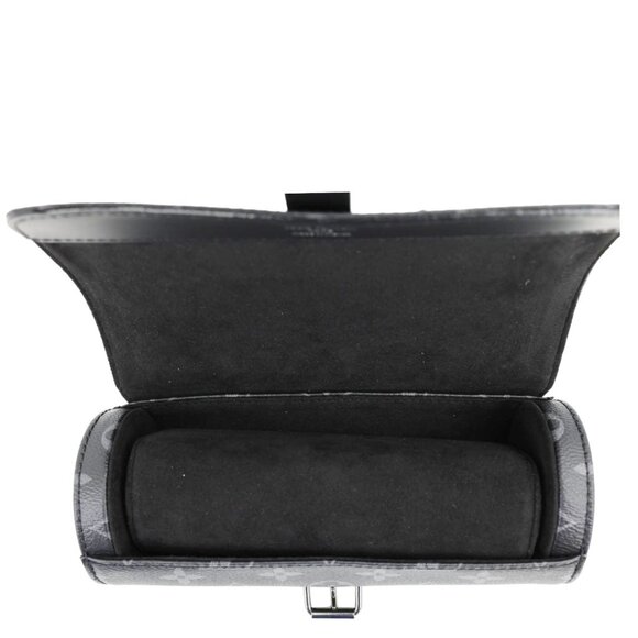 Louis Vuitton  3 Watch Case Monogram Eclipse Pouch Black - Picture 10 of 12